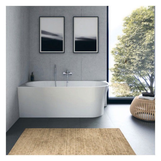 Cada freestanding Duravit DuraSenja 170x80cm  de colt  orientare stanga  alb