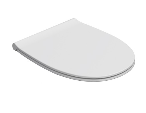 Capac wc Globo 4All cu inchidere lenta  54cm  alb mat