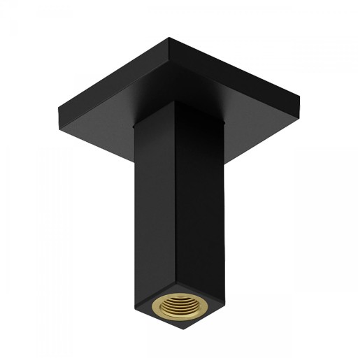 Brat de dus Hansgrohe E de tavan  10cm  negru mat