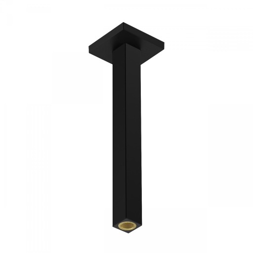 Brat de dus Hansgrohe E de tavan  30cm  negru mat