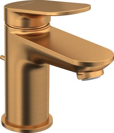 Baterie lavoar Duravit Wave S  ventil pop-up  bronz periat