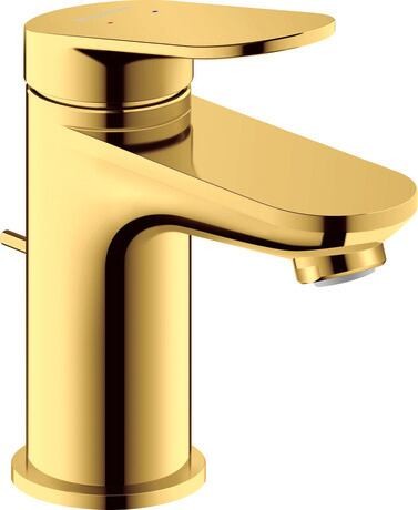 Baterie lavoar Duravit Wave S  ventil pop-up  auriu lucios