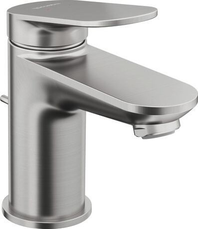 Baterie lavoar Duravit Wave S  ventil pop-up  inox periat