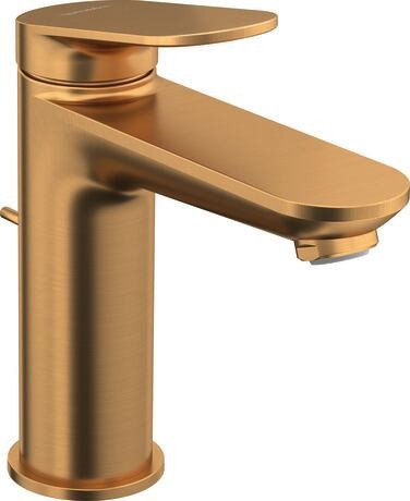 Baterie lavoar Duravit Wave M  ventil pop-up   bronz periat