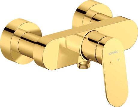 Baterie dus Duravit Wave  auriu lucios