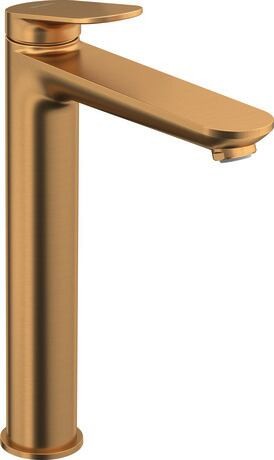 Baterie lavoar Duravit Wave XL pentru lavoare tip bol  fara ventil  bronz periat