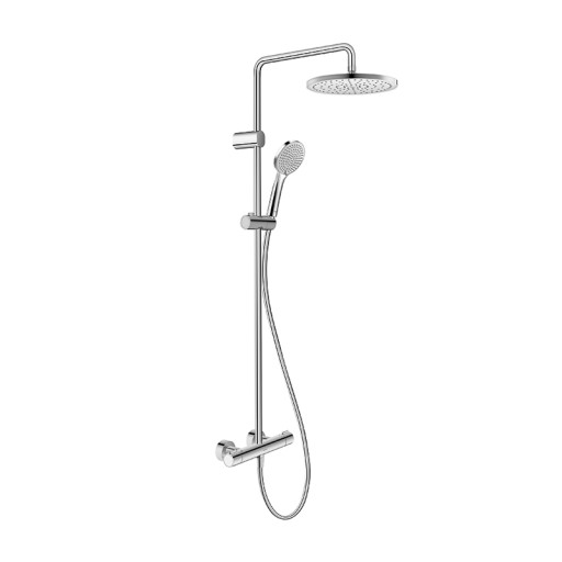 Coloana de dus Duravit System Shower 1000 cu baterie termostatata  crom