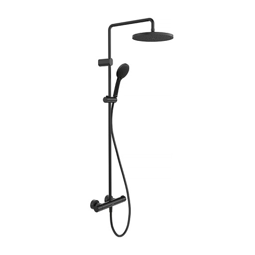 Coloana de dus Duravit System Shower 1000 cu baterie termostatata  negru mat