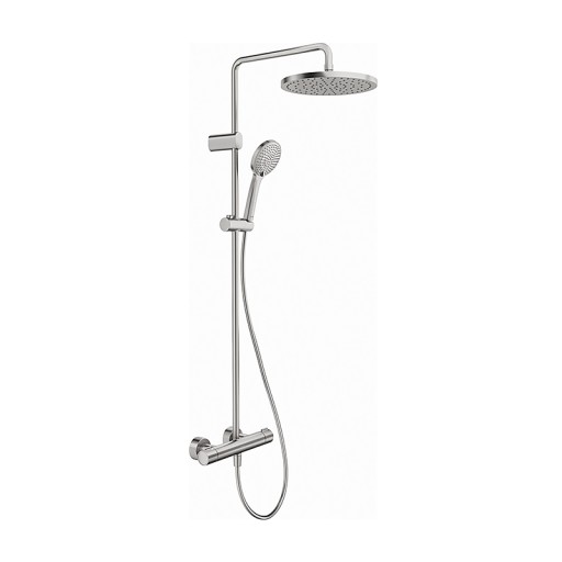 Coloana de dus Duravit System Shower 1000 cu baterie termostatata  inox periat