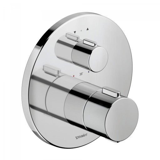 Baterie cada - dus termostatata Duravit Thermo montaj incastrat  necesita corp ingropat  crom