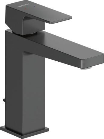 Baterie lavoar Duravit Manhattan M  ventil pop-up  negru mat