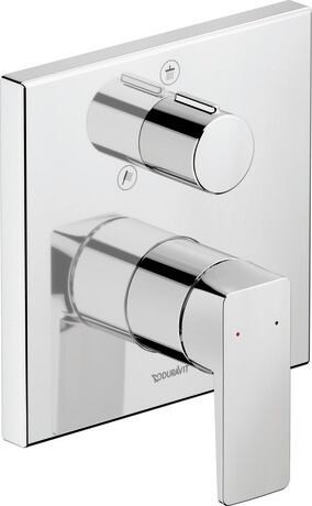 Baterie cada - dus Duravit Manhattan montaj incastrat  necesita corp ingropat  crom