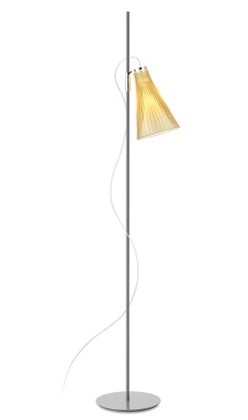 Lampadar Kartell K-LUX design Rodolfo Dordoni  h 165cm  gri-galben
