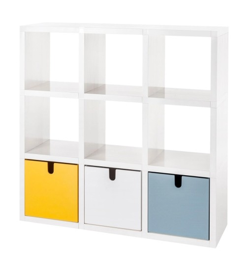 Biblioteca Kartell Polvara design Giulio Polvara  119x119x35.5cm  alb