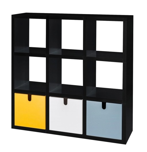 Biblioteca Kartell Polvara design Giulio Polvara  119x119x35.5cm  negru