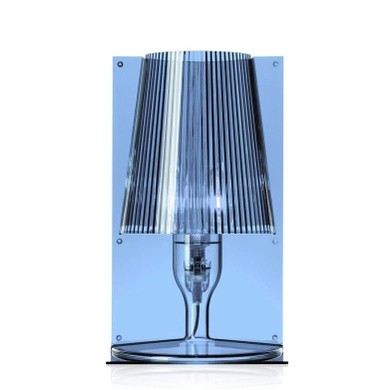 Veioza Kartell Take design Ferruccio Laviani  E14 max 5W LED  h31cm  albastru