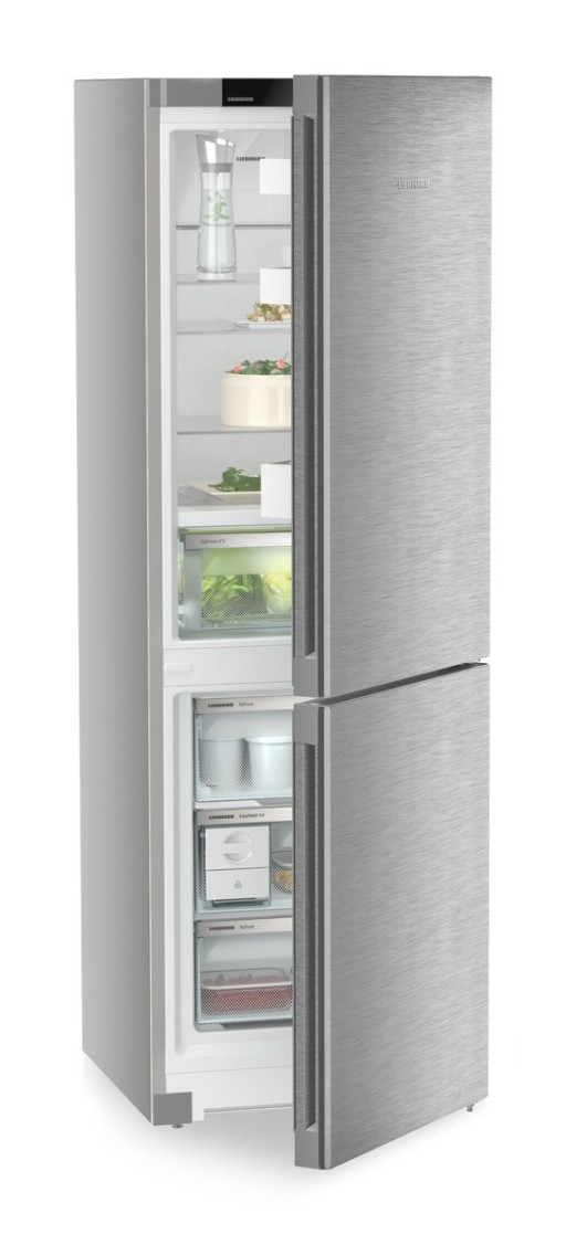 Combina frigorifica Liebherr Plus CBNsda 5223 BioFresh  NoFrost  320 litri  clasa A  argintiu
