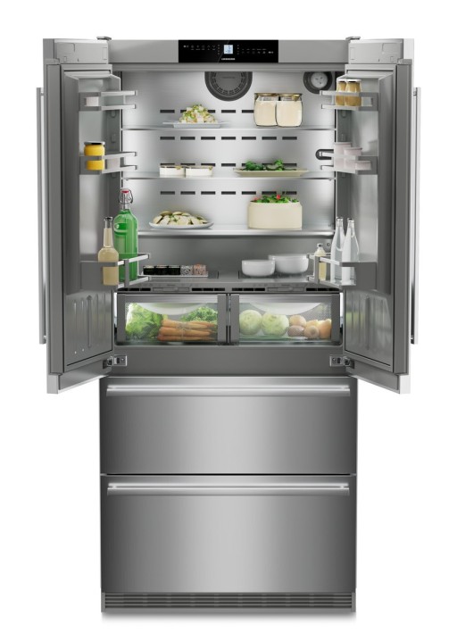Combina frigorifica Liebherr Premium CBNste 8872 BioFresh  NoFrost  522 litri  French Door  clasa E  Inox