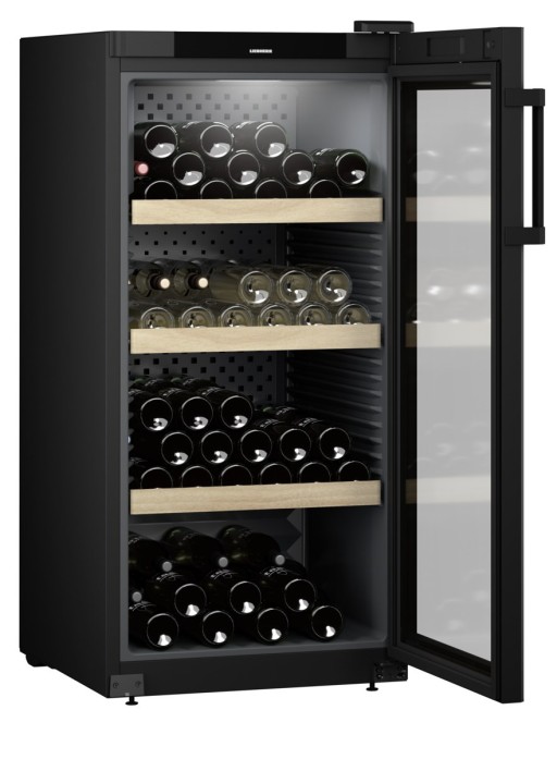 Vitrina de vinuri Liebherr Wine WPbl 4201  141 sticle  clasa E  Negru