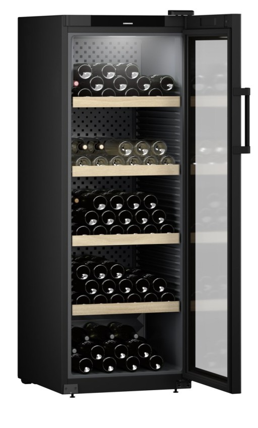 Vitrina de vinuri Liebherr Wine WPbl 5001  196 sticle  clasa F  Negru
