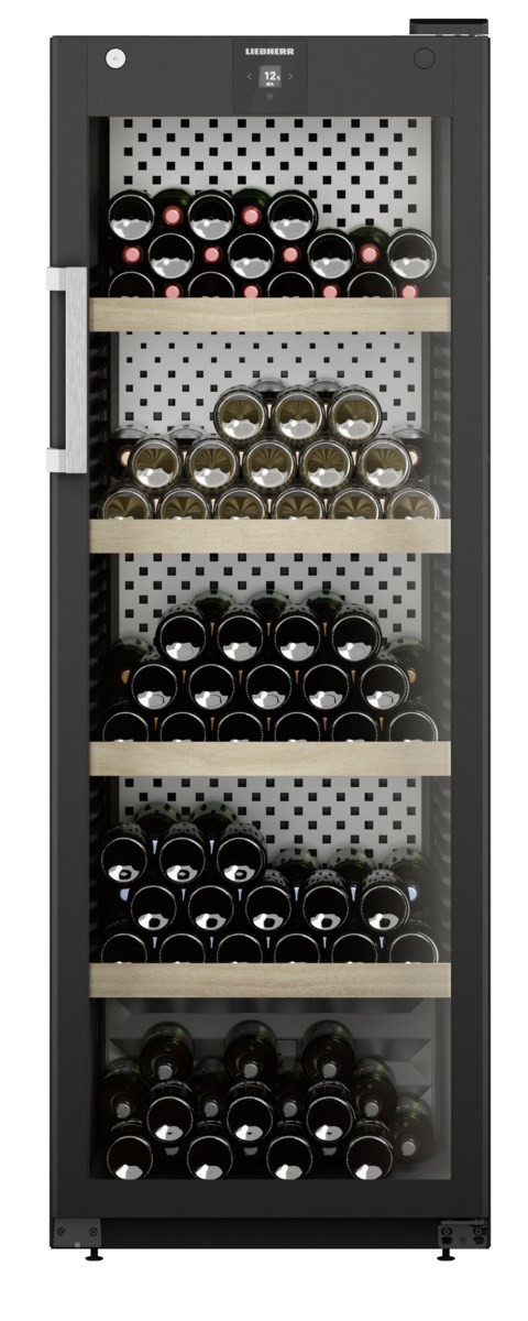 Vitrina de vinuri Liebherr Wine WPbli 5031  196 sticle  clasa F  SDB Integrat  Negru