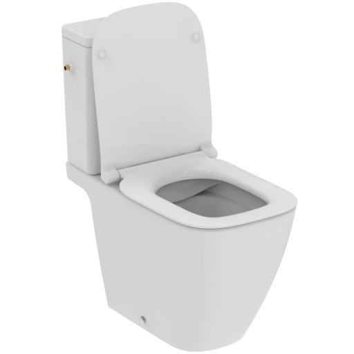 Set vas wc Ideal Standard i.life B Rimless+ cu rezervor asezat si capac inchidere lenta  alb