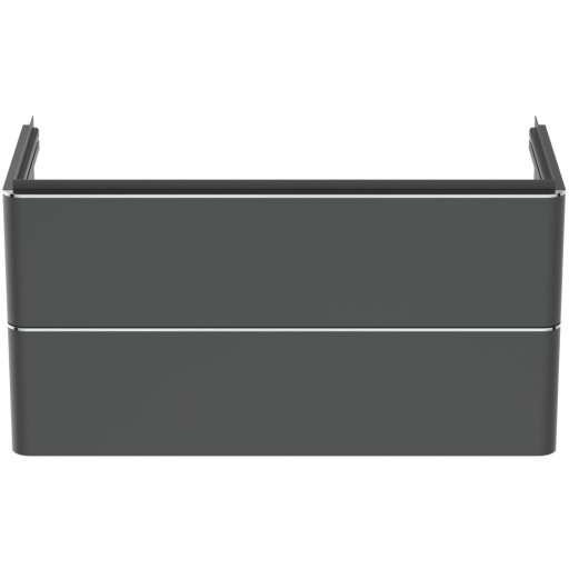 Dulap baza suspendat Ideal Standard Adapto 97x41cm  cu doua sertare  antracit mat