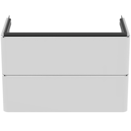 Dulap baza suspendat Ideal Standard Adapto 77x41cm  cu doua sertare  alb lucios