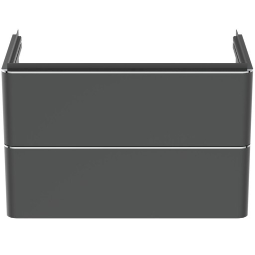 Dulap baza suspendat Ideal Standard Adapto 77x41cm  cu doua sertare  antracit mat