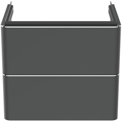 Dulap baza suspendat Ideal Standard Adapto 57x41cm  cu doua sertare  antracit mat