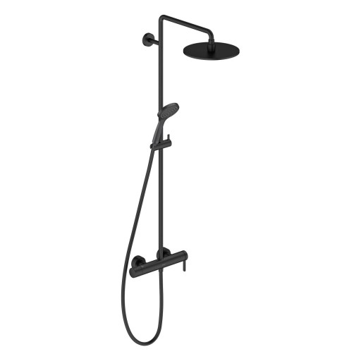 Coloana de dus Duravit C.1 Shower System cu baterie  negru mat