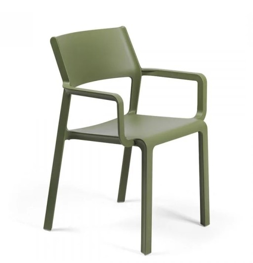 Scaun exterior Nardi Trill Armchair cu brate  verde agave