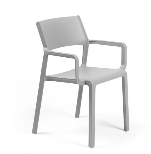 Scaun exterior Nardi Trill Armchair cu brate  gri