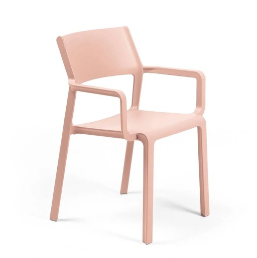 Scaun exterior Nardi Trill Armchair cu brate  roz