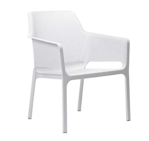 Scaun exterior Nardi Net Relax  alb