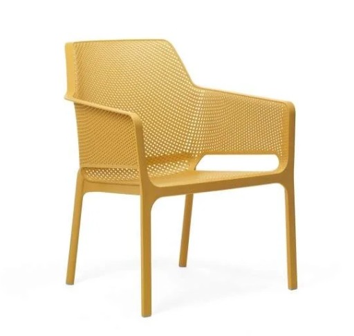 Scaun exterior Nardi Net Relax  galben