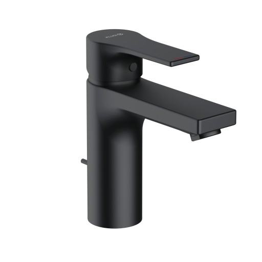 Baterie lavoar Kludi Zenta SL 100mm  ventil pop-up  negru mat
