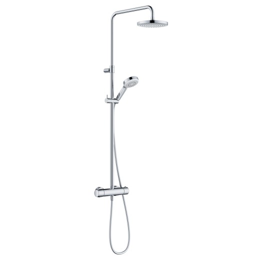 Coloana de dus Kludi Dive cu baterie termostatata  para de dus Dive S 3S  crom