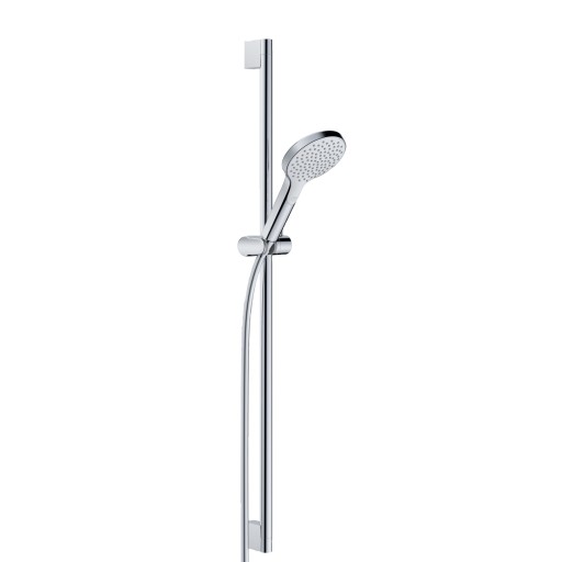Set de dus Kludi Dive X cu para de dus Dive X 1S  bara 90cm  furtun 160cm  crom