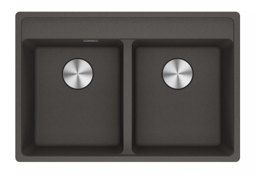 Chiuveta bucatarie Franke Maris MRG 620-35-35 TL cu doua cuve  760x510mm  fragranite  Slate Grey