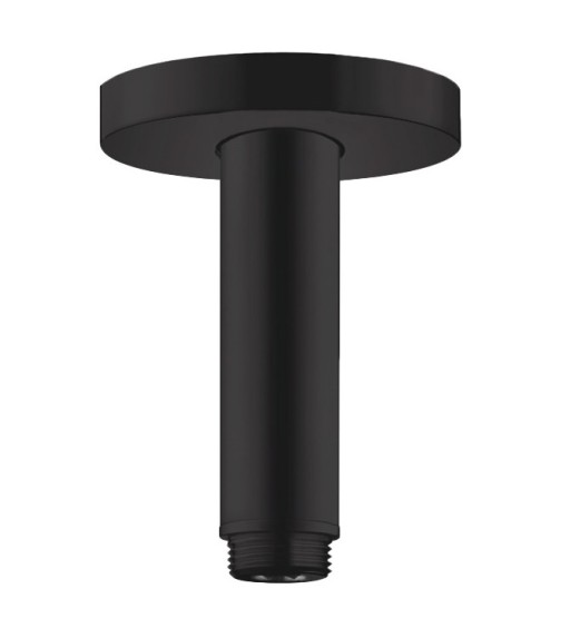 Brat de dus Hansgrohe S cu montare pe tavan  10cm  negru mat