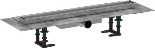 Pachet rigola de pardoseala Hansgrohe RainDrain Compact Complete 600mm  pardoseli minim 43mm  capac faiantabil
