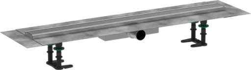Pachet rigola de pardoseala Hansgrohe RainDrain Compact Complete 700mm  pardoseli minim 43mm  capac faiantabil