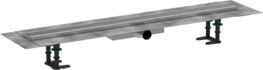 Pachet rigola de pardoseala Hansgrohe RainDrain Compact Complete 900mm  pardoseli minim 43mm  capac inox periat