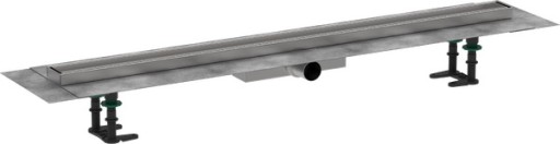 Pachet rigola de pardoseala Hansgrohe RainDrain Compact Complete 1000mm  pardoseli minim 43mm  capac faiantabil