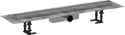Pachet rigola de pardoseala Hansgrohe RainDrain Compact Complete 800mm  pardoseli minim 63mm  capac faiantabil