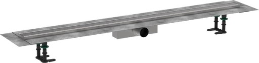 Pachet rigola de pardoseala Hansgrohe RainDrain Compact Complete 1200mm  pardoseli minim 63mm  capac inox periat
