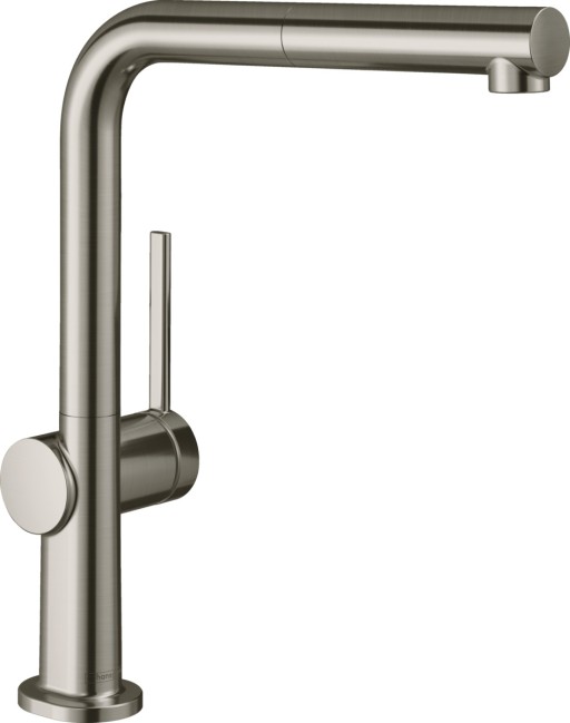 Baterie bucatarie Hansgrohe Talis M54 270 cu pipa extractibila  inox