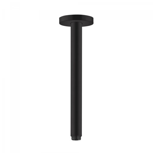 Brat de dus Hansgrohe S cu montare pe tavan  30cm  negru mat