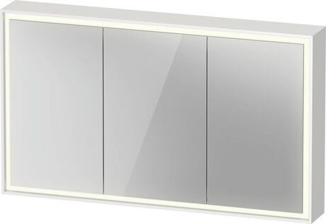 Dulap cu oglinda Duravit Vitrium 120cm  iluminare LED cu senzor  alb mat décor
